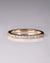 Handcrafted 18ct Yellow Gold band half set with Round Brilliant Cut Diamonds.