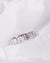 Argyle mine Pink Diamond and Oval Cut Diamond Band in Platinum