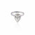 Custom Pear Shape Halo Diamond Engagement Ring