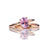 Bespoke (No Heat) Pink Sapphire Engagement Ring